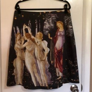 Alice+Olivia Three Graces Botticelli L skirt